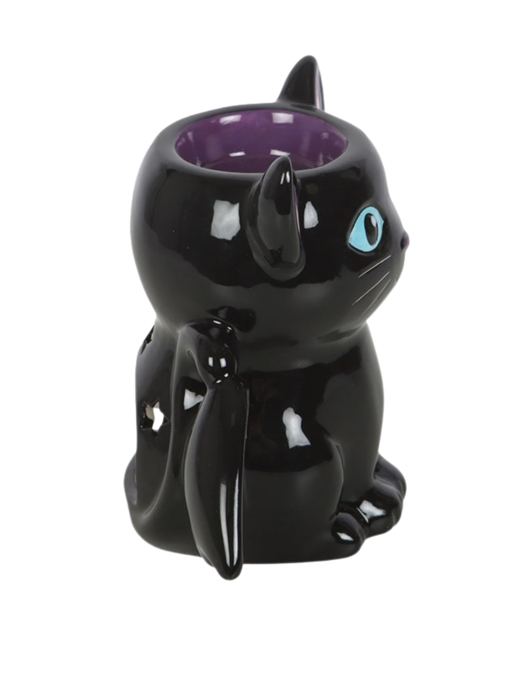 Charming yet Spooky Bat Cat Wax Warmer and Oil Burner
