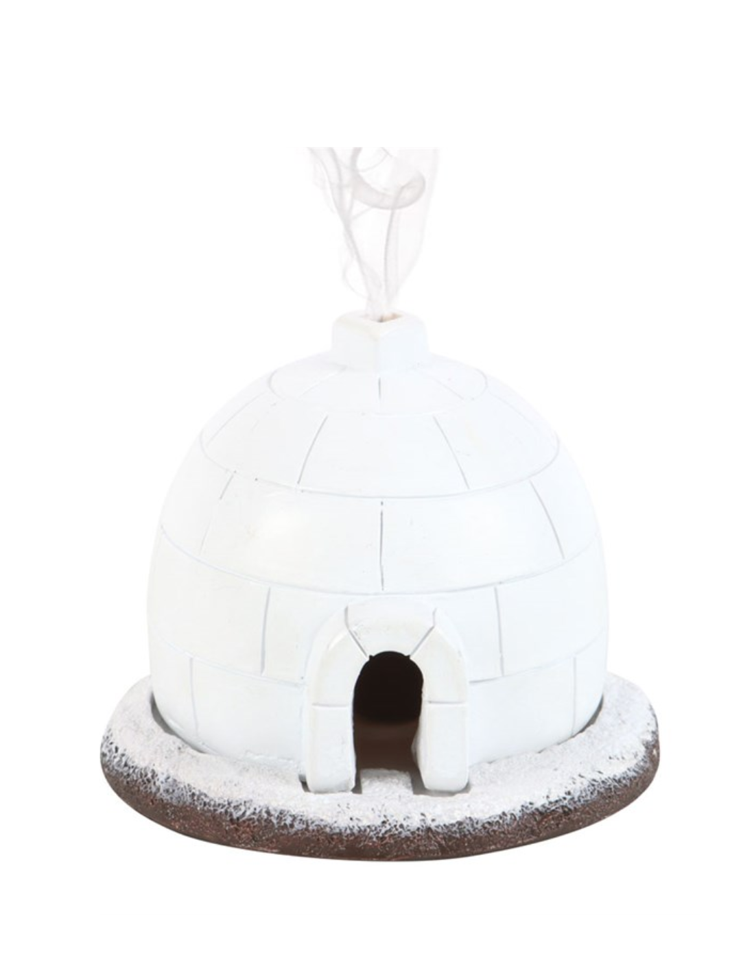 Winter-Themed Igloo Incense Cone Holder
